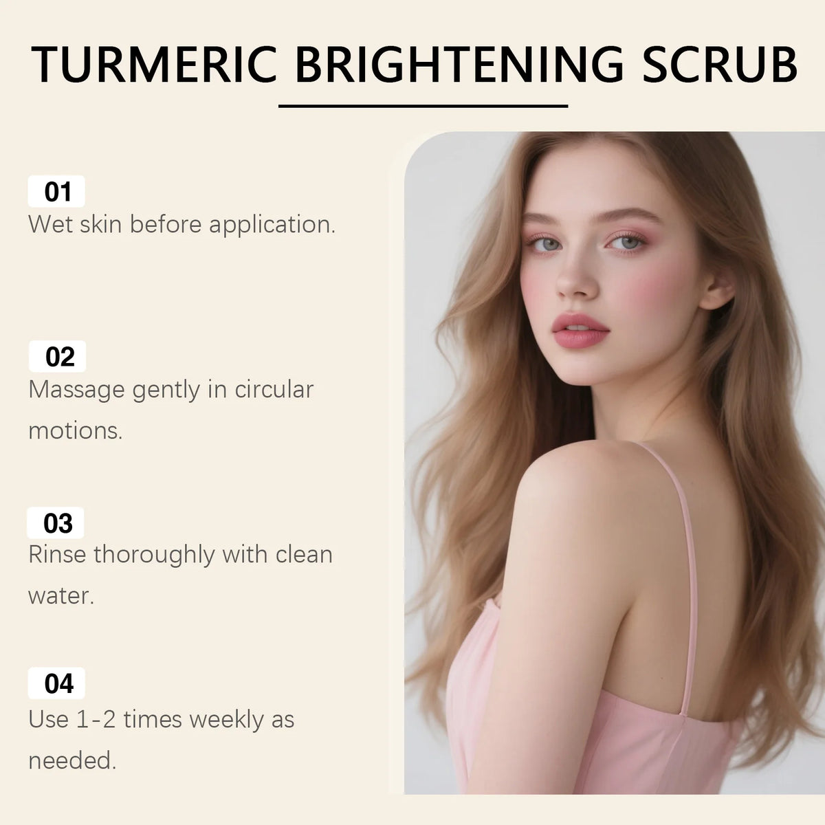 EELHOE Turmeric Scrub Lighten Skin Brightening Products Full Body Cleaning Dead Skin Remover Smooth Sea Salt Exfoliating Scrub