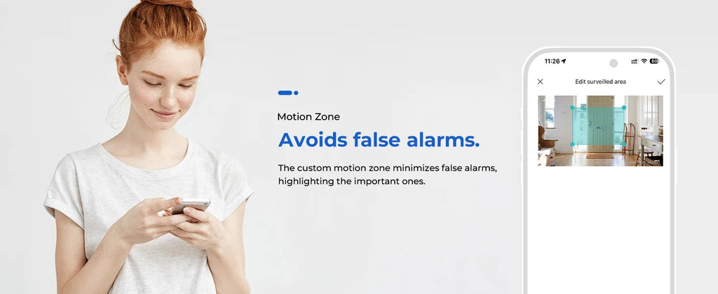 IMILAB Baby Monitor Indoor Security Camera with AI Detection Night Vision 2-Way Audio 360° PTZ Compatible with Xiaomi Home App