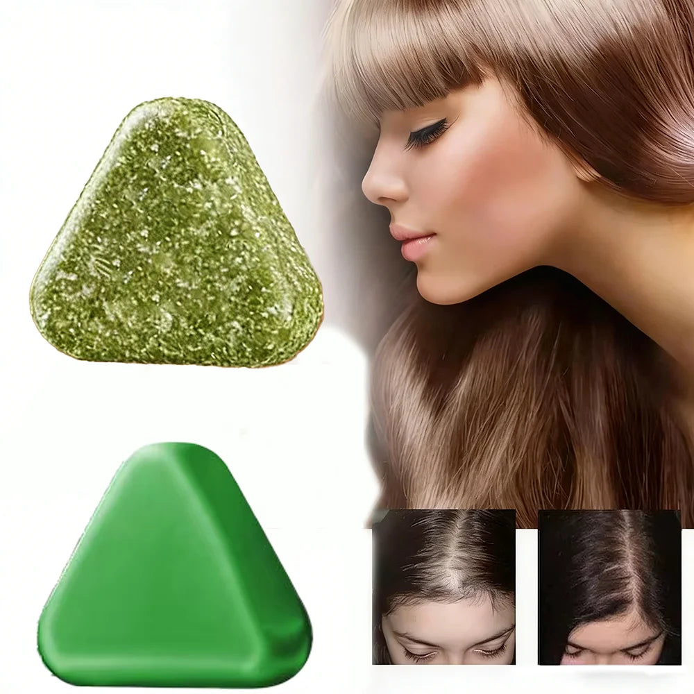 Natural Herbal Shampoo Bar - Usman Grass Handmade Soap 83g