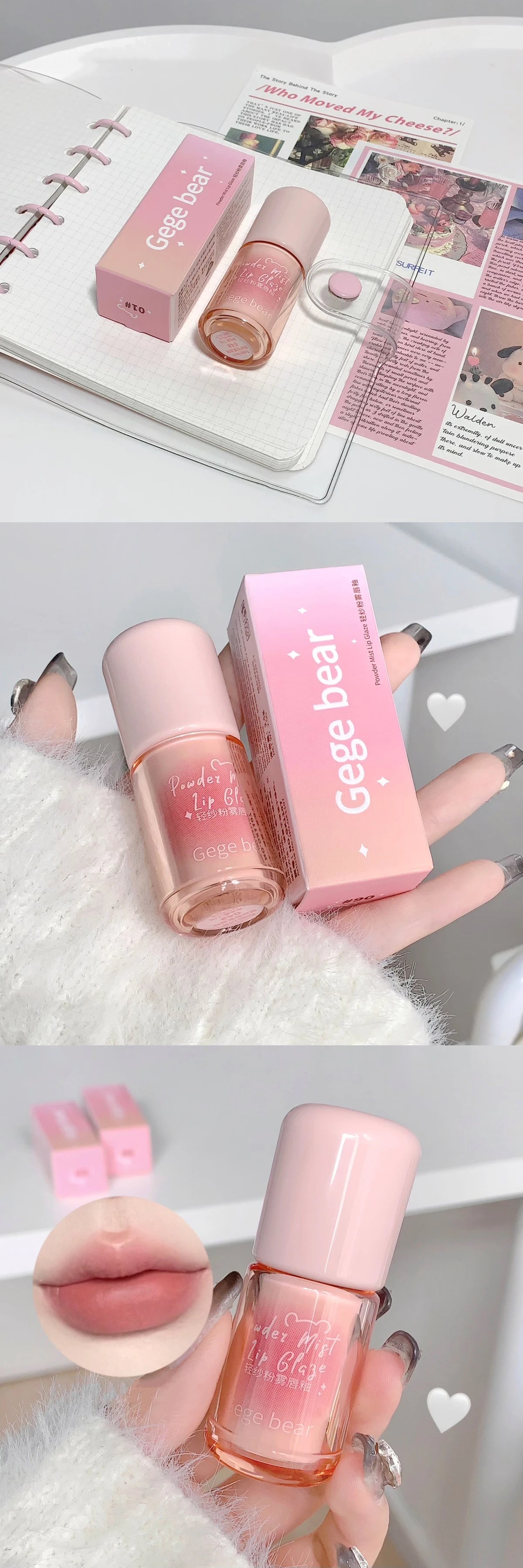 New Matte Liquid Lipstick Long Lasting Light and Thin Mousse Lip Mud Velvet Red Rose Nude Colors Lip Gloss Waterproof Lip Makeup