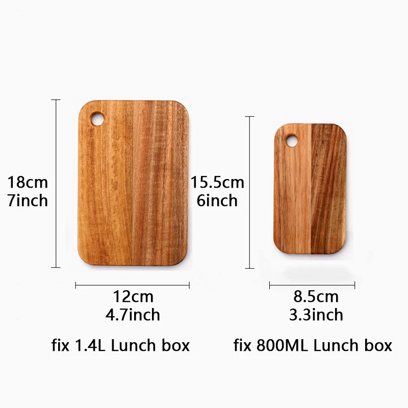 Acacia Wood Cutting Board with Hanging Hole, Portable Lightweight Chopping Board, Reversible Serving Tray for Kitchen Camping