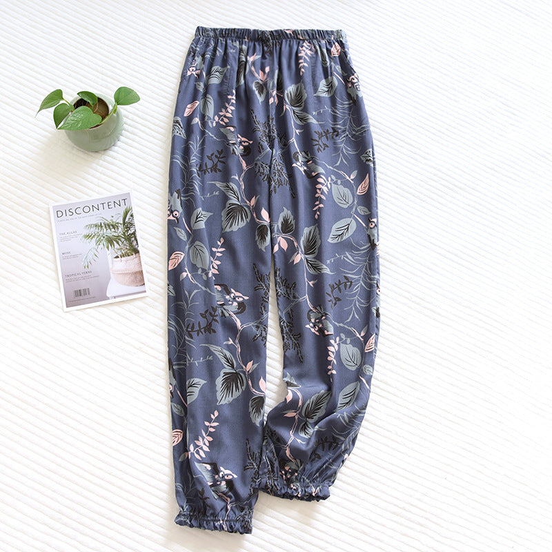 Cloud Cotton Story Women's Floral Pajama Pants - 100% Viscose Loose