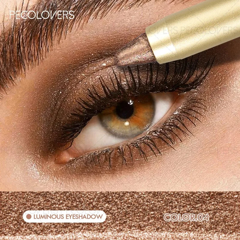 Gold Tube Eye Shadow Pen, Multi-Color Selection, Eye Highlights, Brightening Eyes, Waterproof And Sweatproof, Eye Cosmetics