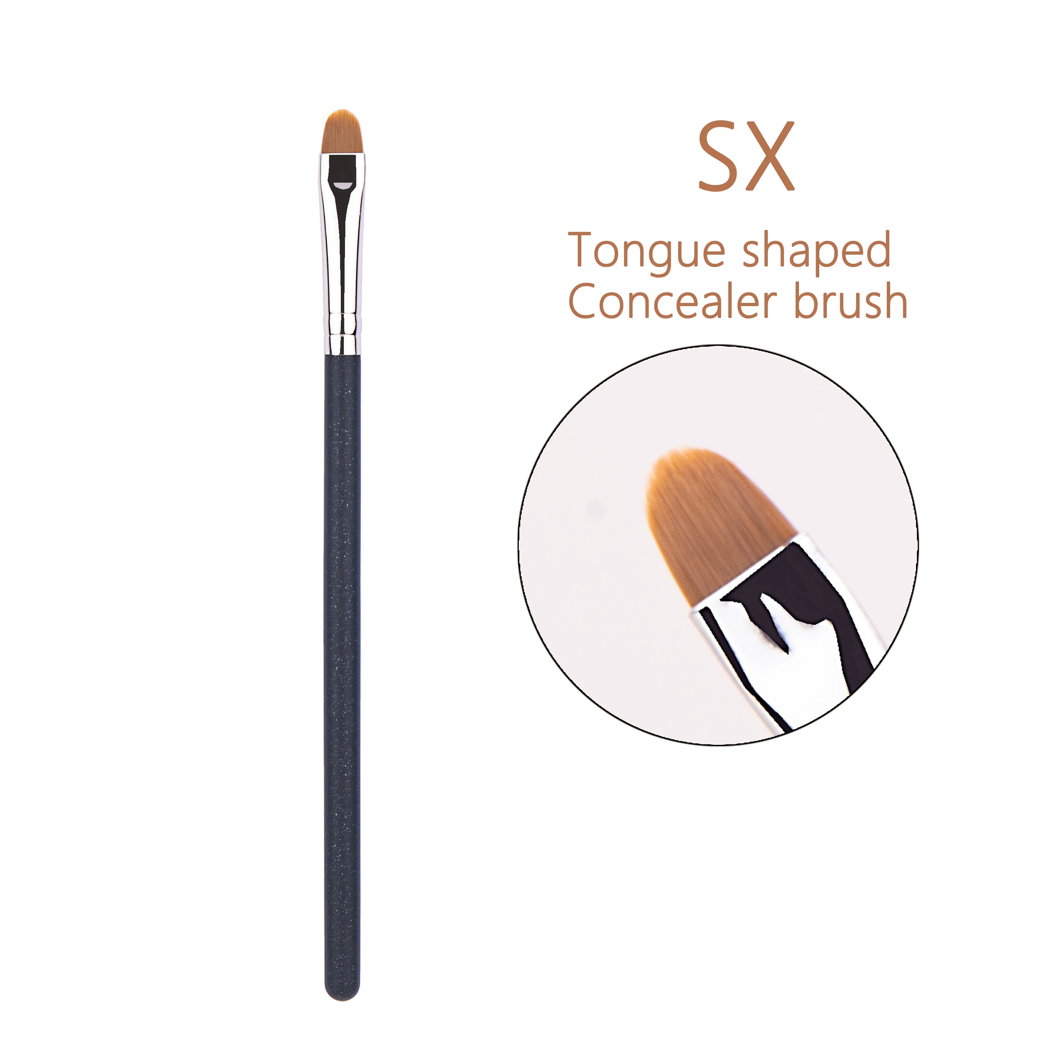Ultra Thin Foundation Concealer Brush Pro Makeup Tool For Liquid And Cream Bases 4 Size Set