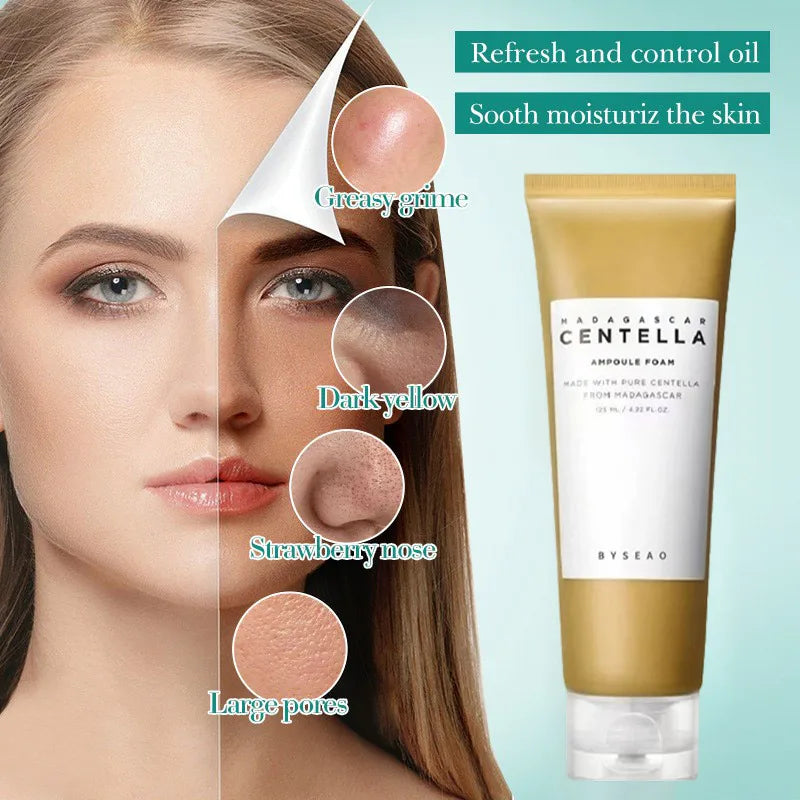Centella Face Refreshing Foaming Cleanser 125ml - Deep Cleansing Foam