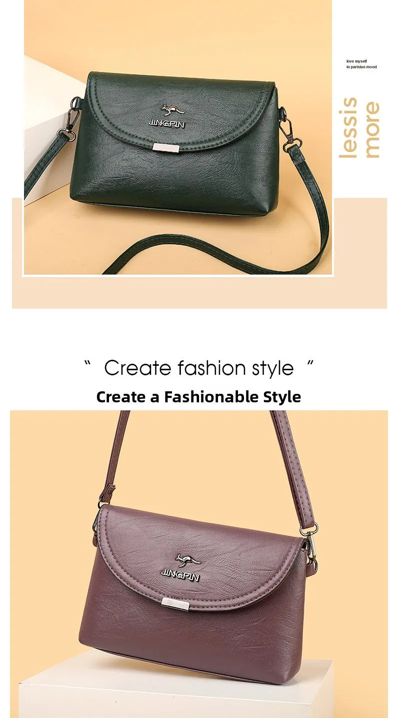 Fashionable High-End Feelings Women's Crossbody Bag Casual Versatile Single Shoulder Bag Large Capacity Mom Bag Shopping Stre...