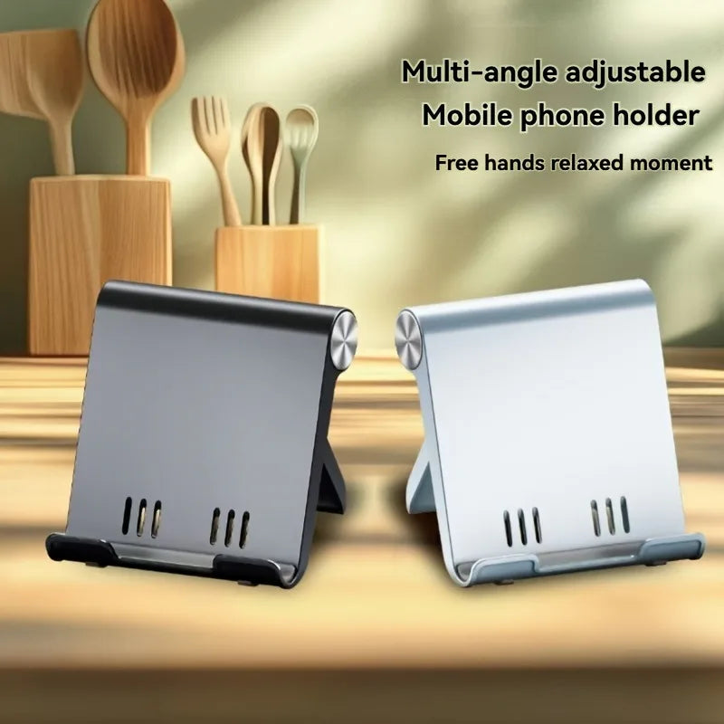 1Foldable Portable Phone Stand Multifunctional Desktop Tablet Stand Sturdy, Durable, and Easy to Store Suitable for Home Office,