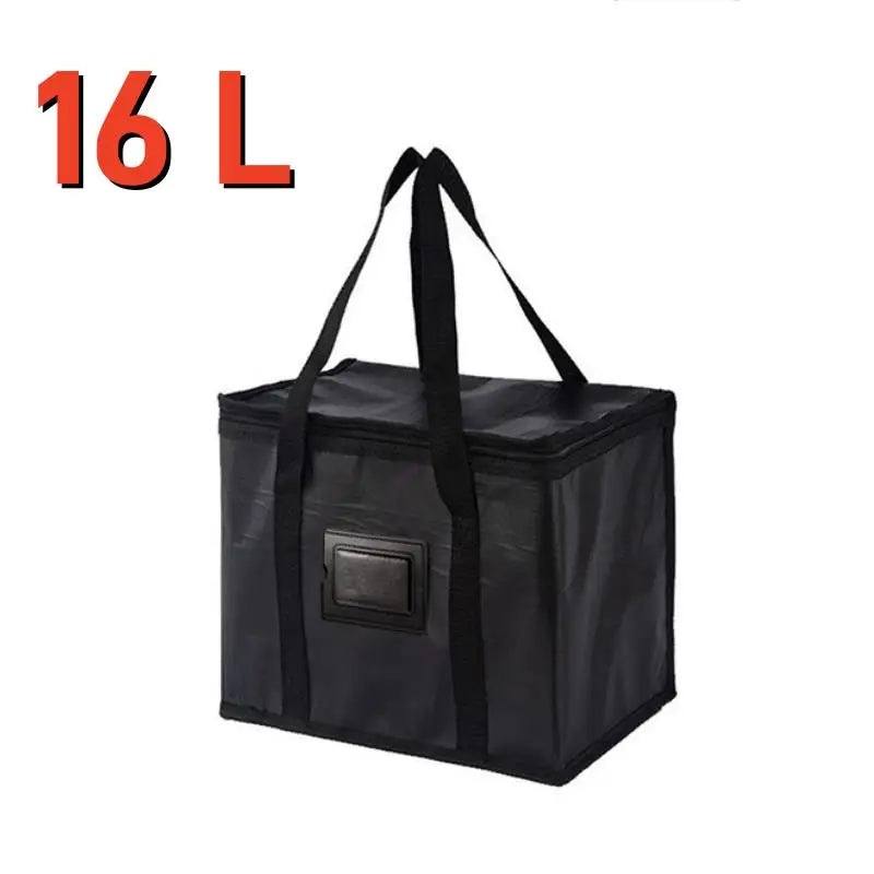 Bolsa térmica aislante de 16/28/50/70 L para mantener el frío, bolsa de almuerzo portátil de gran capacidad con cremallera, bolsa de picnic de papel de estaño para alimentos