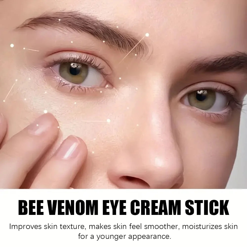 Bee Venom Eyes Cream Stick Dark Circles Remove Eye Bags Under Eye Hyaluronic Acid Moisturizing Serum Against Puffiness Eye Care