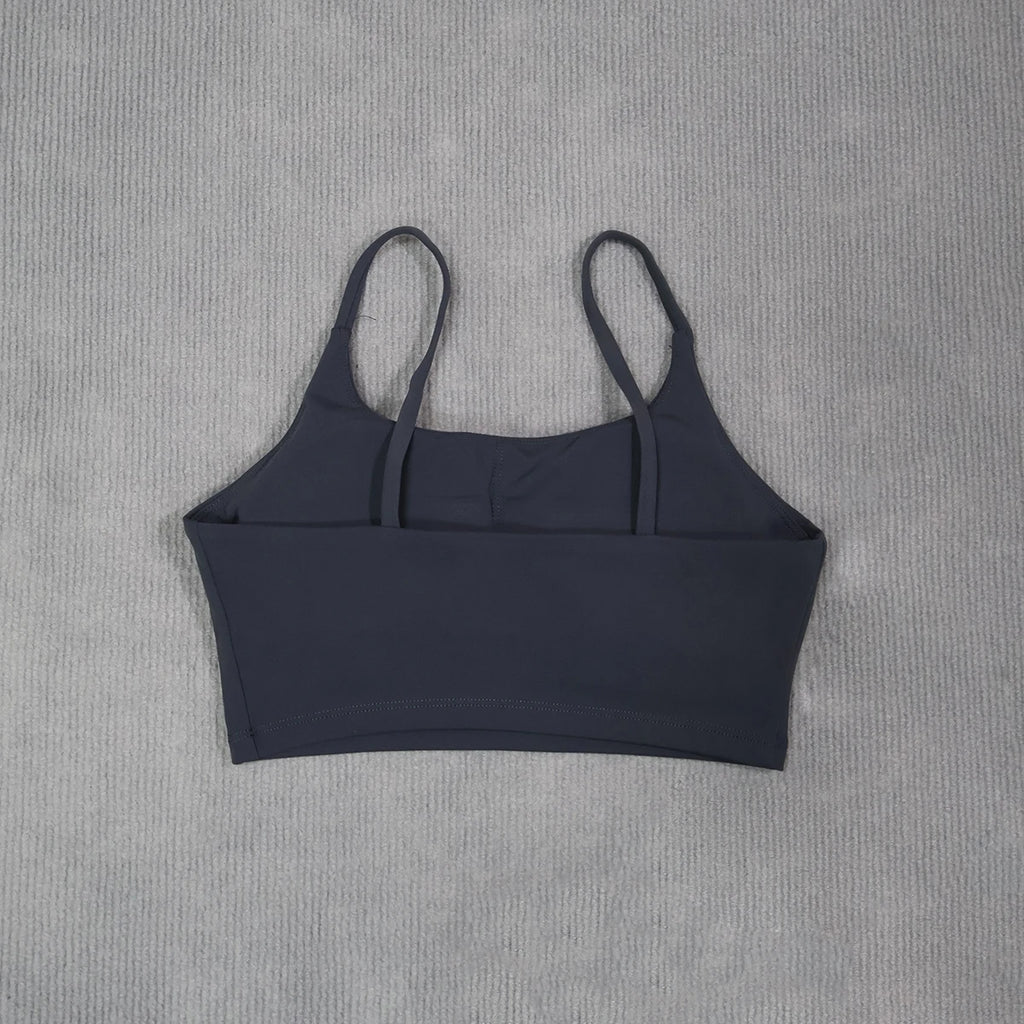 Ctenkevet Women's Push-Up Gym Workout Yoga Bra Female Backless Shockproof Fitness Crop Top Sports Underwear Woman
