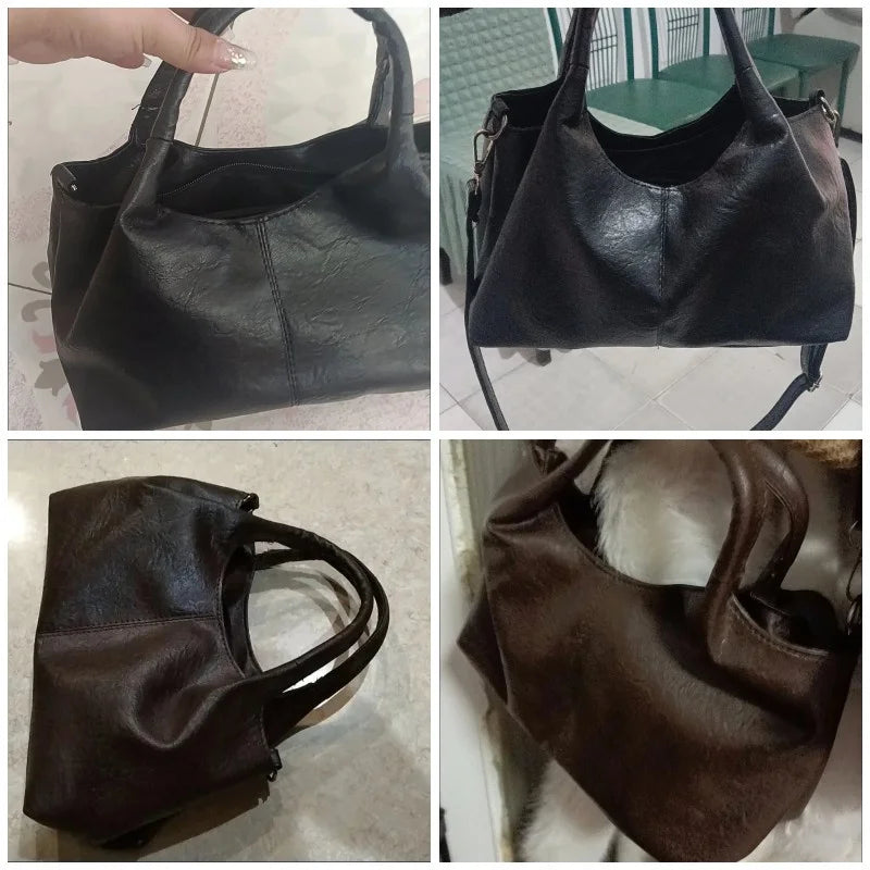 High Quality Large capacity PU Leather Women Tote Bag Designer Ladies Shoulder Crossbody Bag Fashion Female Handbags