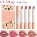 4pcs Lipstick Set Velvet Matte Lip Gloss Waterproof Long Lasting Smoke Lip Stick Sexy Red Lip Tint Charming Lips Makeup