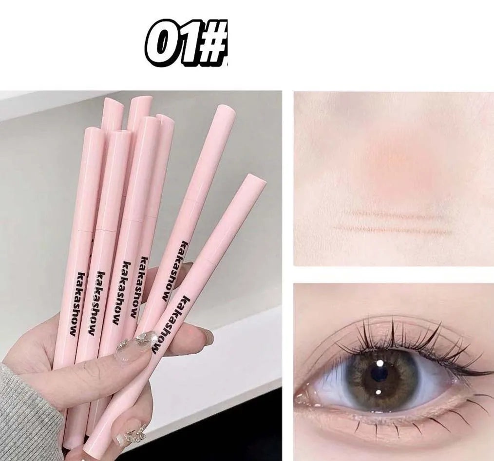 Double-end Lying Silkworm Eyeliner Pencil Diamond Glitter Matte Aegyosal Pen Brightening Cream Shadow Highligher Eye Makeup