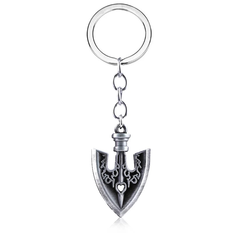 JoJos Bizarre Adventure Keychain Jotaro Kujo Arrow Pendant Metal Charm For Anime Fans Cosplay Gift