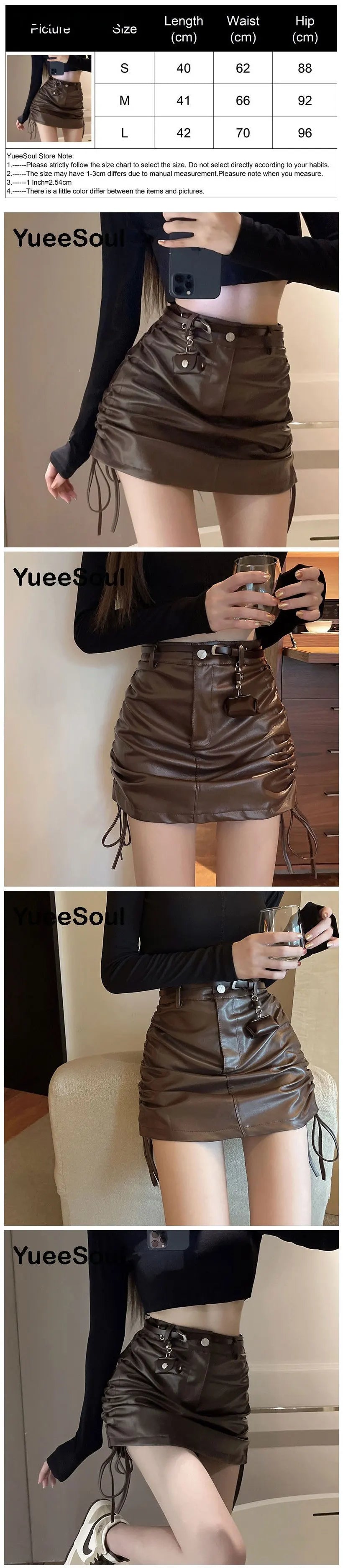 Brown Mini Skirts 2023 New Y2K Vintage High Waist Women Pleated Skirt Chic Sweet Cute Preppy Style Casual 90s E Girl Dance Skirt