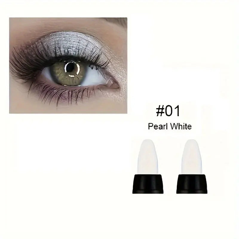 Pearlescent Eyeliner 16 Colors Waterproof Glitter Long Lasting Non Smudge For All Day Glam