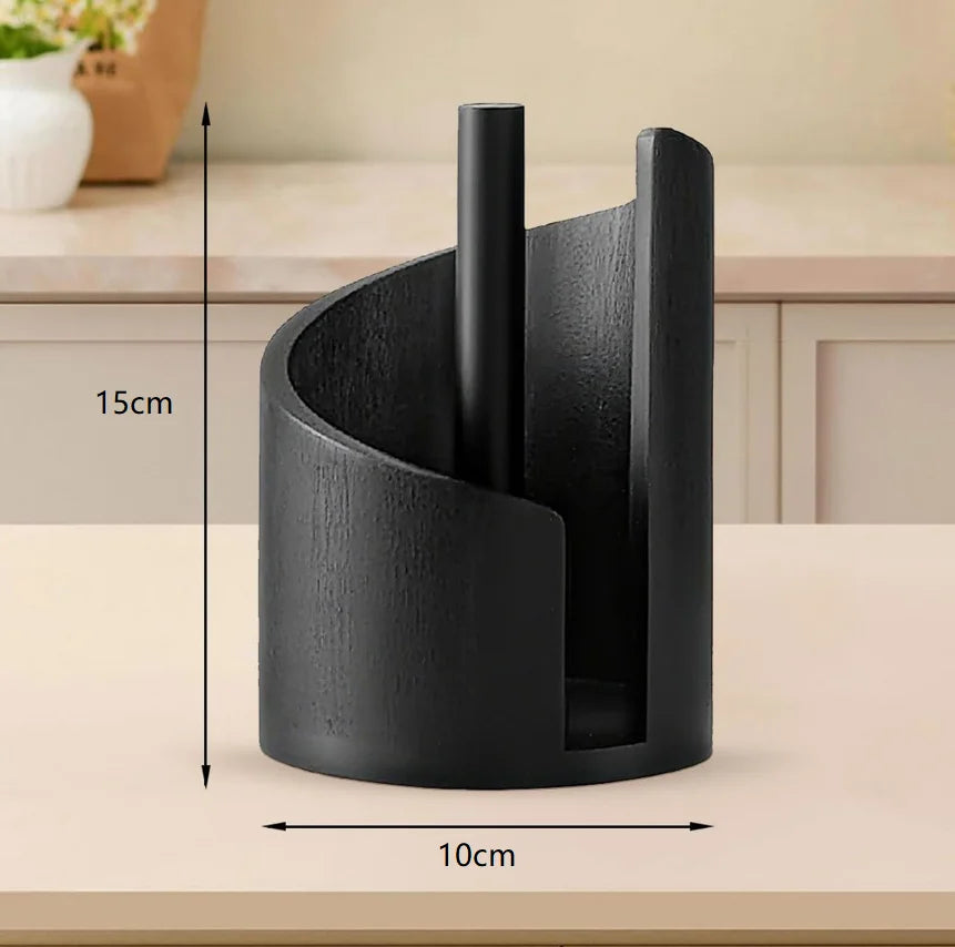 Mountain Wooden Paper Towel Holder, Wood Paper Towel Stand, Dispenser Rack, Holder Stand for Kitchen Roll Organize for Dining