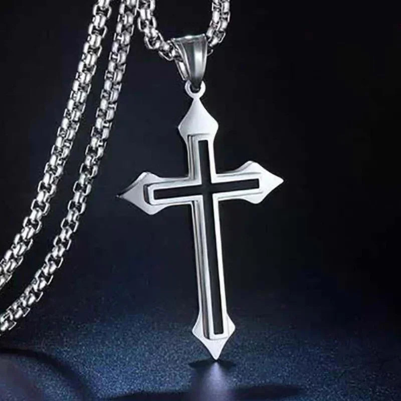 Christian Jesus Portrait Iced Out Necklace Pendant For Men And Women Cross Catholic Amulet Jewelry