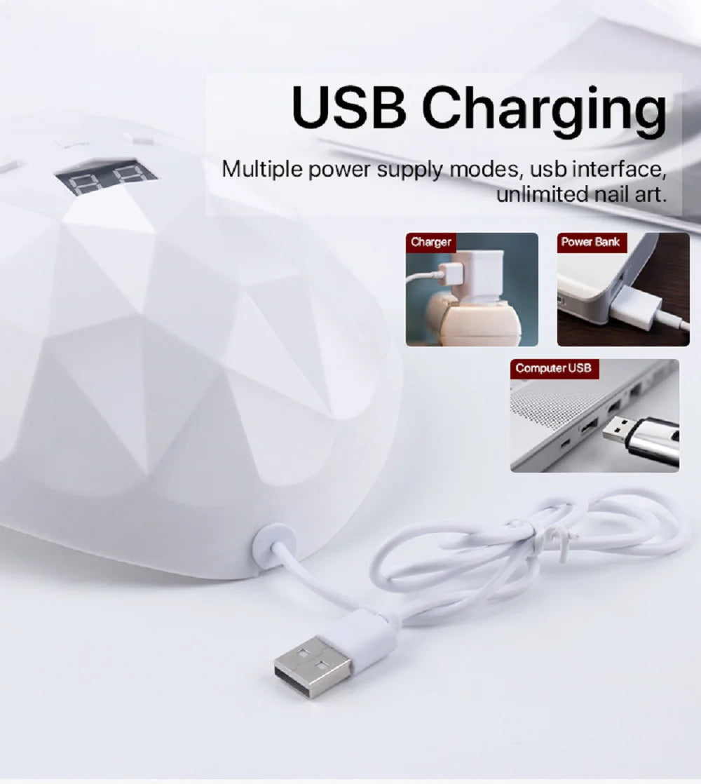 LINMANDA Nail Lamp 88W 18LED Uv Light for Nails Curing Lamp 3 Timer Setting Nail Dryer Gel Polish Light With Automatic Sensor