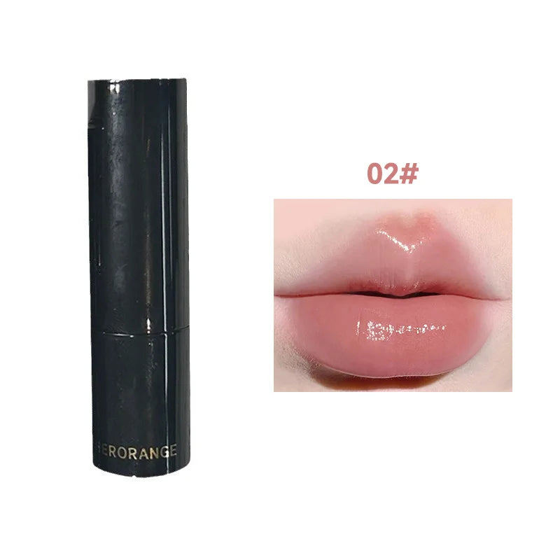 Red Brown Moisturizing Mirror Lipstick - Waterproof Long-Lasting