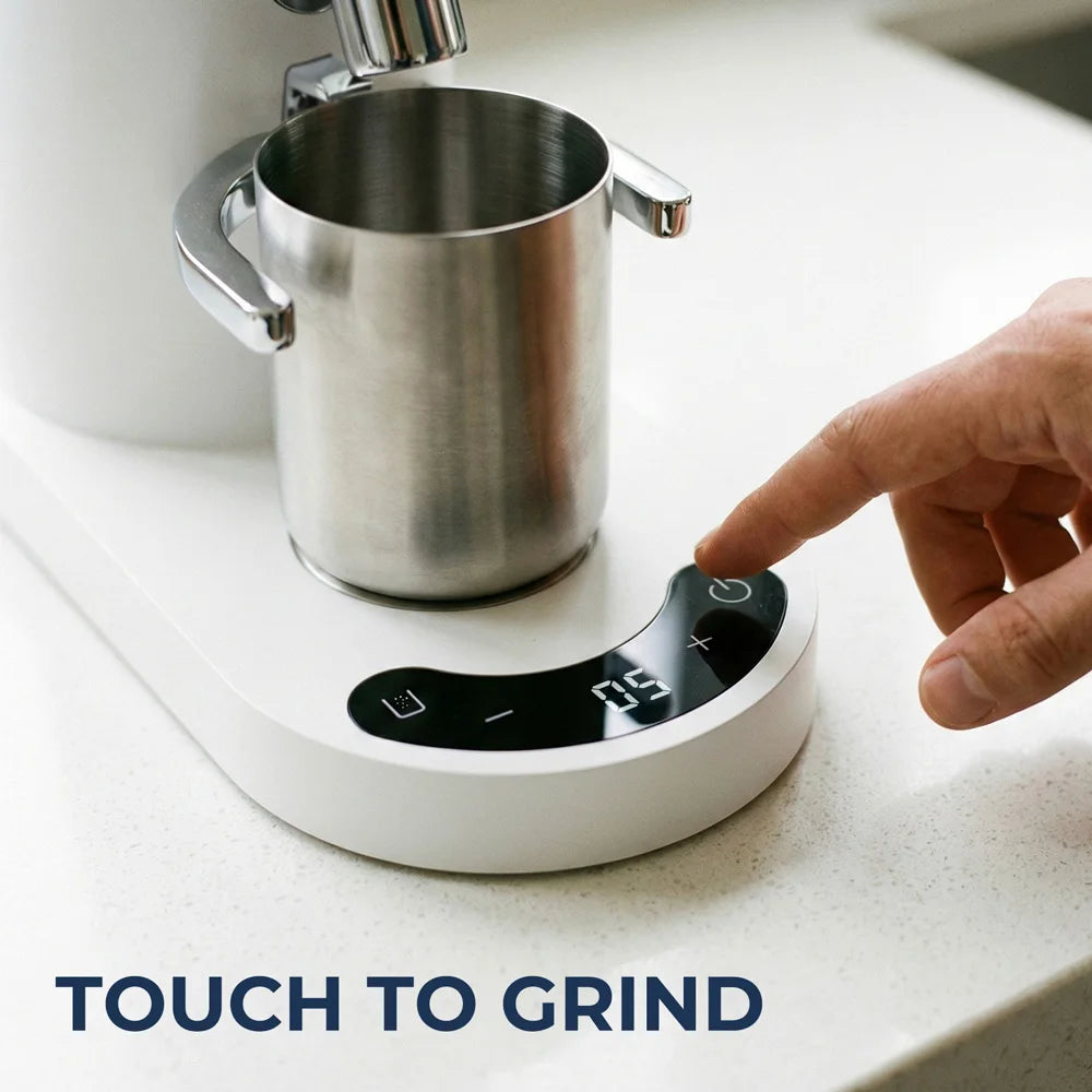 Portable Cordless Burr Coffee Grinder,60‑Speed Fine‑Coarse Adjustment,Rechargeable Coffee Mill for Camping, RV, Office & Kitchen