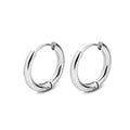 1 Pair Stainless Steel Hoop Earrings Women'S Men Gold Color Small Earrings Girl Jewelry Pendientes Mujer Aretes Cartilage Piercing