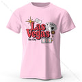 Work & Play Printed 100% Cotton T-Shirt Lightweight Round Neck Short Sleeve Tee Unisex Everyday Style