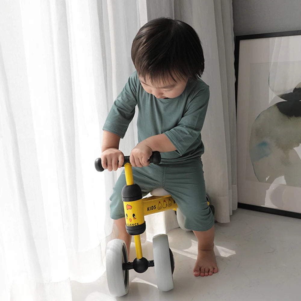 2026 New Kids Half Sleeve Pajamas Sets Soft & Breathable Sleepwear for Toddler Boys Girls Infant Baby Comfortable Home Wear