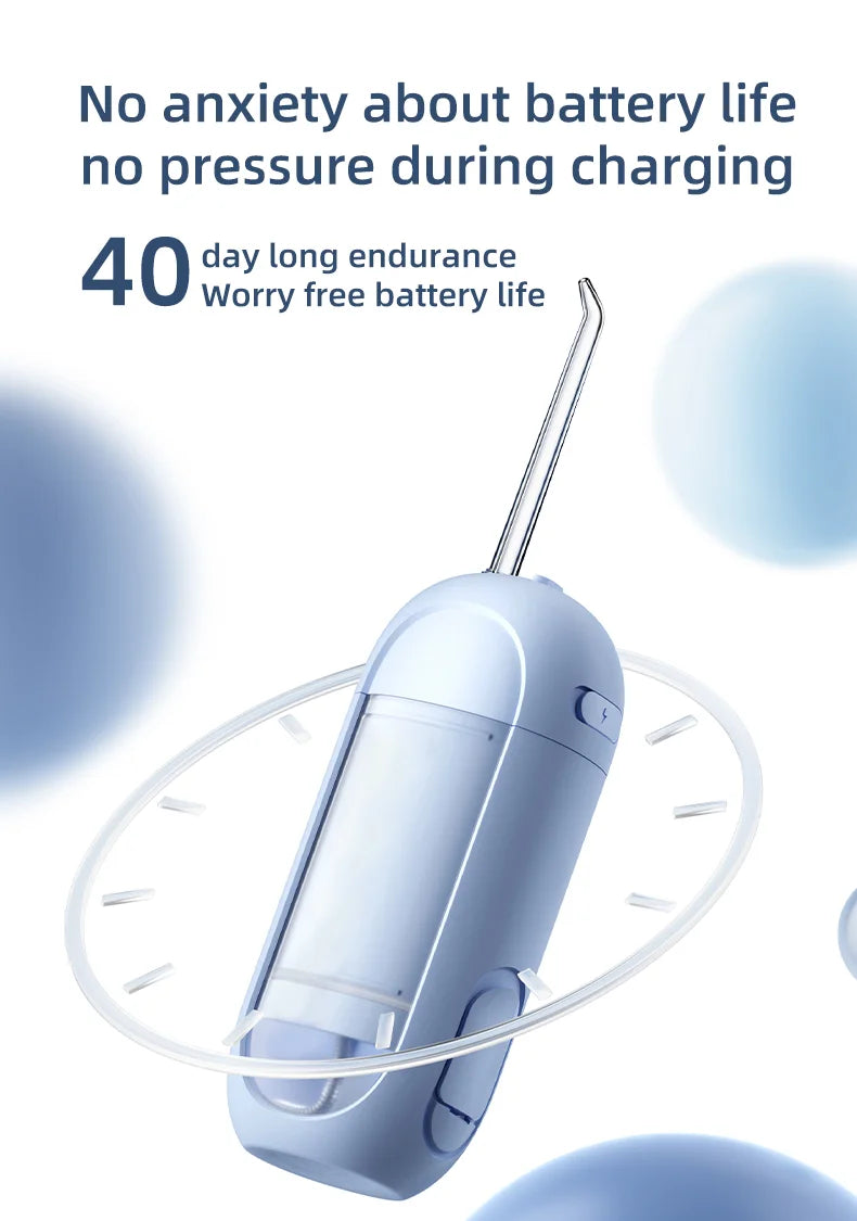 Cepillo de dientes eléctrico portátil con irrigador dental para limpiar los dientes, irrigador bucal doméstico para limpiar los dientes