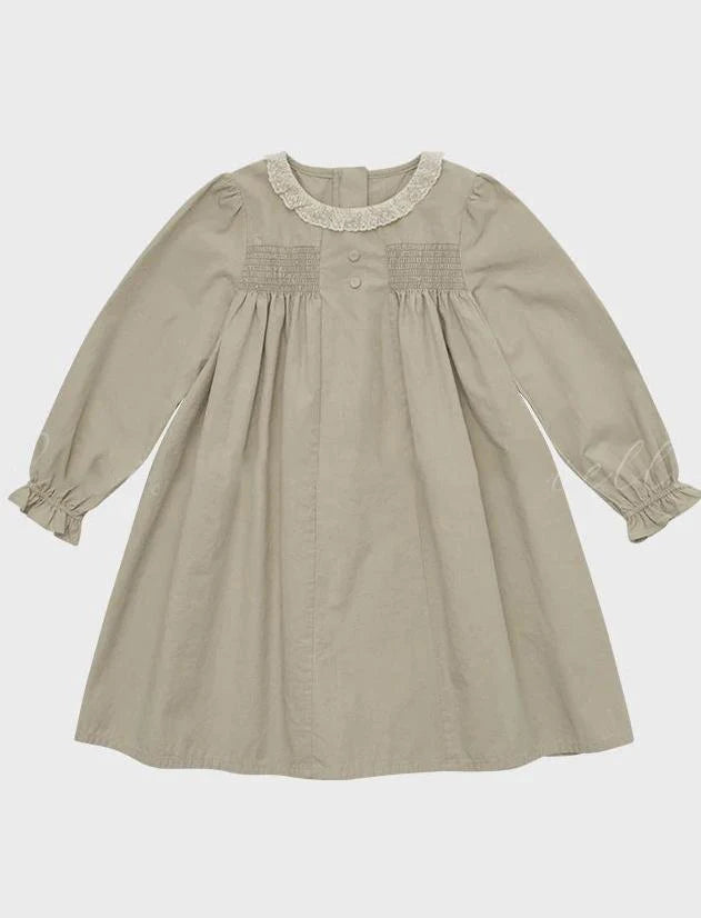 Kids Dress Aw25 Lou Girls Cute Warm Jacket Coat Outear Child Cotton Corduroy Princess Dresses