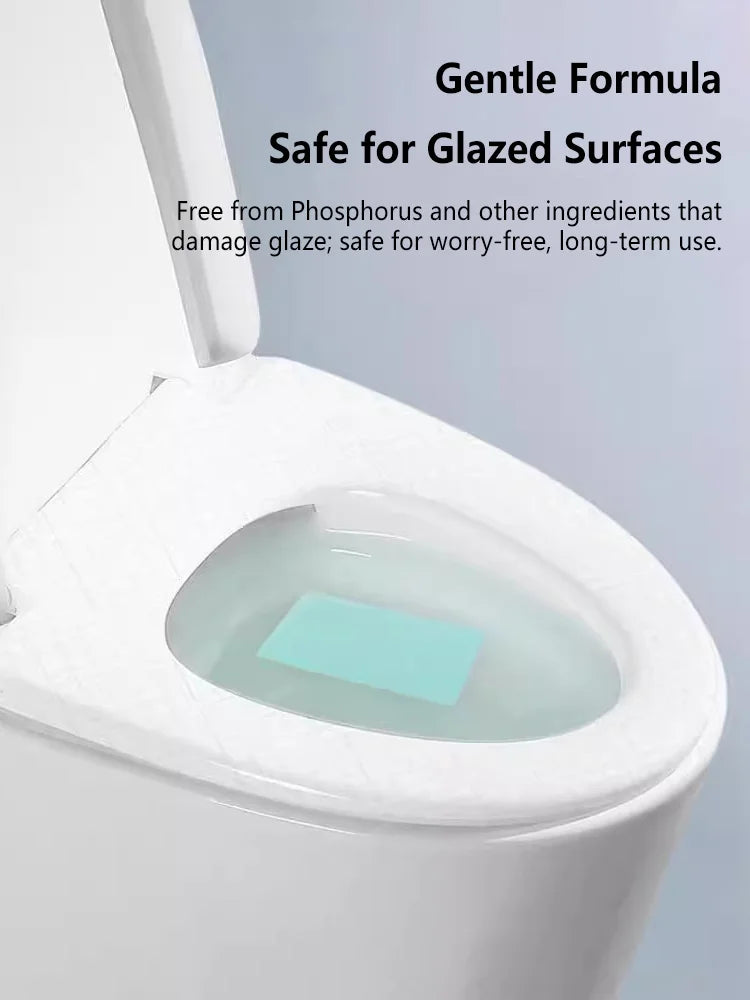 Powerful Limescale Remover Floral Scent Toilet Cleaning Tablets Long Lasting Fragrance Bathroom Bowl Odor Eliminator Household