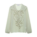 Lace Bandage Smock Blouse