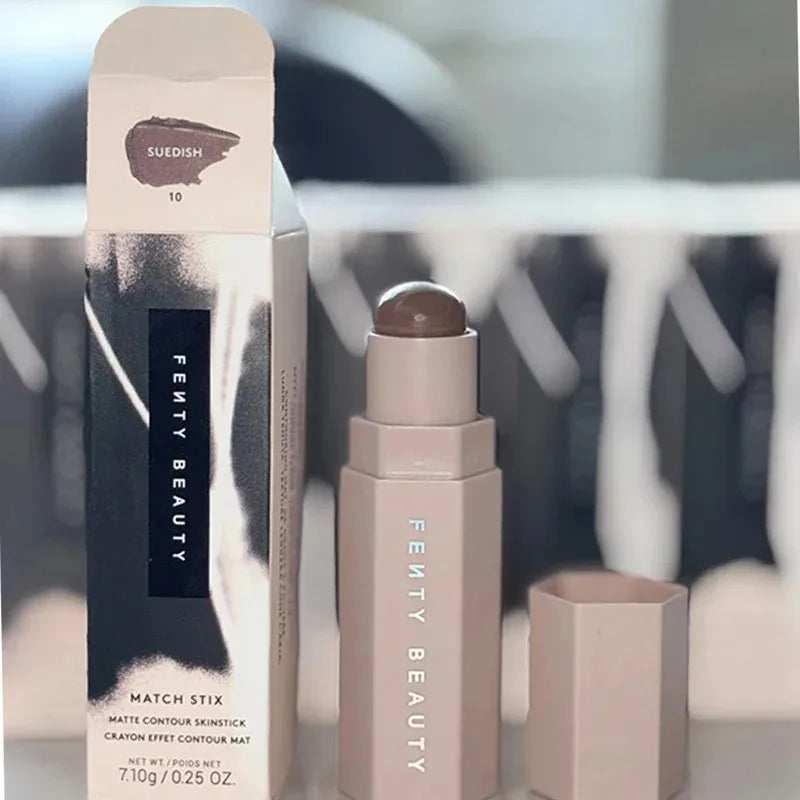 Fenty Beauty Multi-Color Contour Stick Concealer Facial Matte 3D Diamond Highlight Non Fading Water Gloss Lip Glaze Gloss Makeup