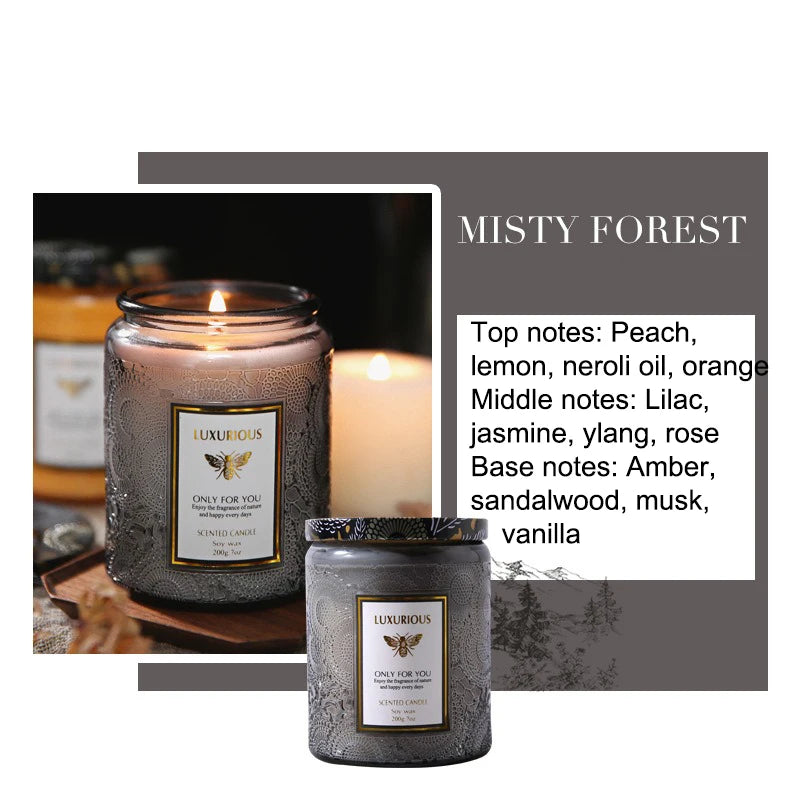 7 oz Natural Soy Scented Candle – Aromatherapy Jar Candle for Home Decor & Gifting