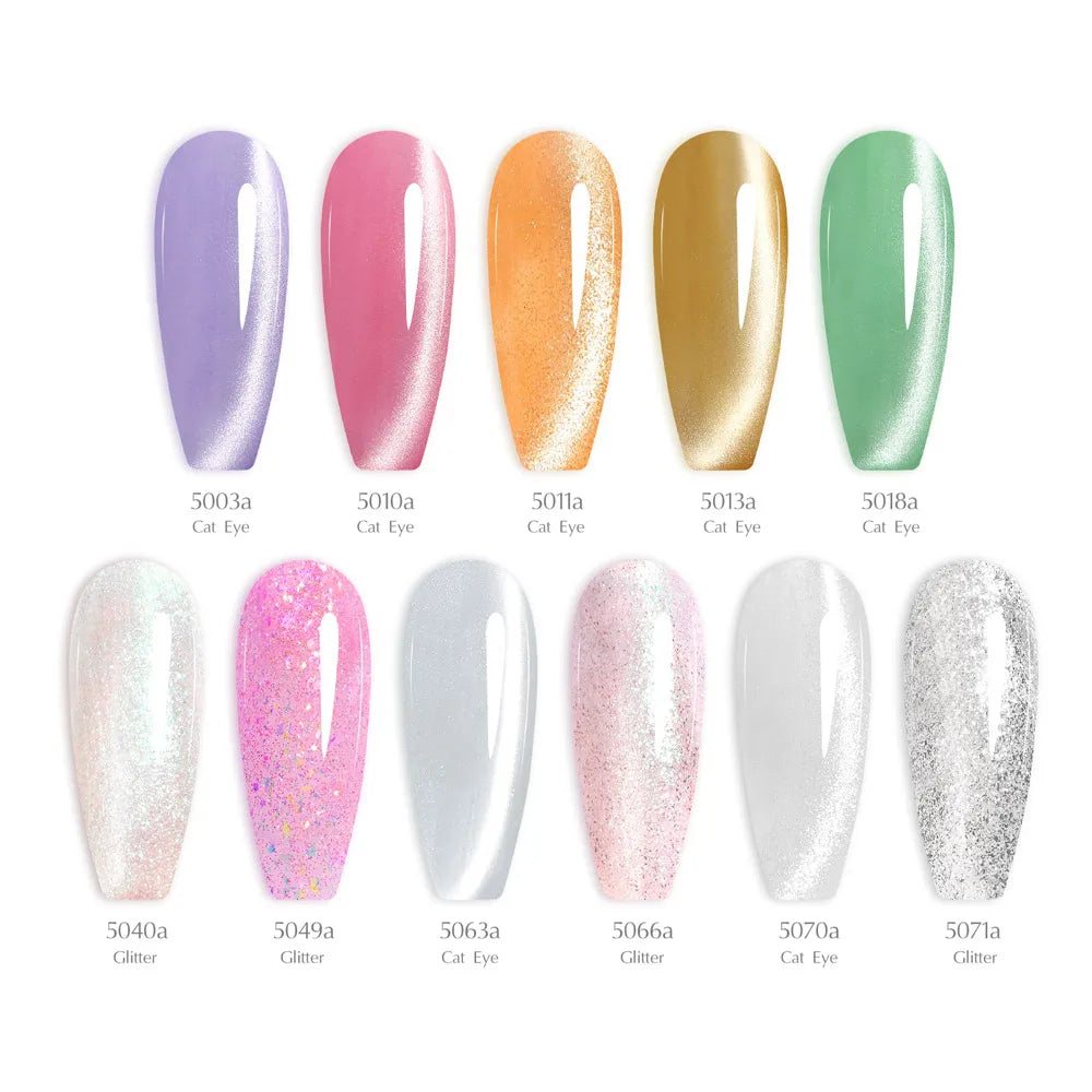 Venalisa 10ml Nail Gel Polish - HEMA/TPO Free Soak-Off UV LED Gel