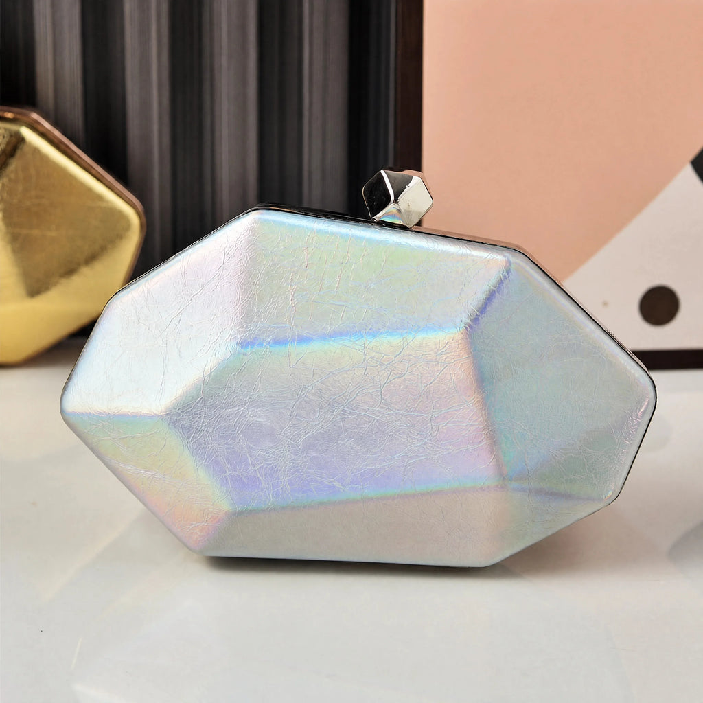 Women's Summer Bag 2026 Gold Irregular Small Hand Bag High Quality Premium Luxury Brand Handbags Evening Wedding Cross Clutch