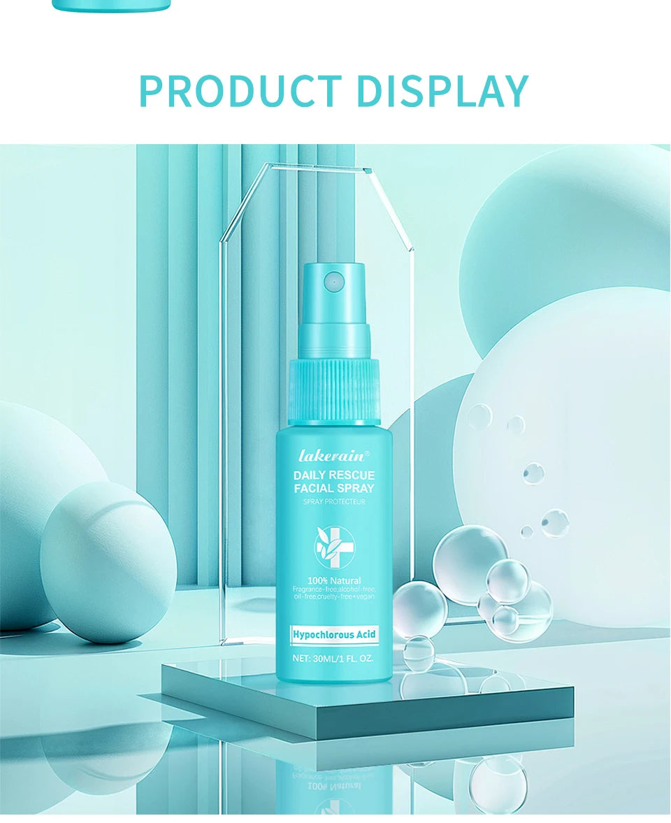 PH Balancing Toner Daily Rescue Facial Spray for Sensitive Skin Hypochlorous Acid Spray Helps Reduce Redness Breakouts Soothing