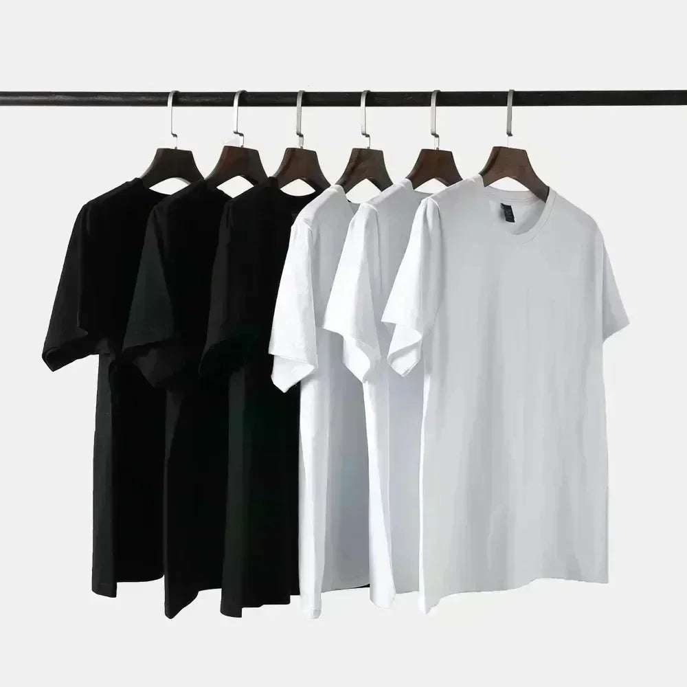 100_ cotton men's short sleeve T-shirt fashion brand Paul Pony embroidery summer new high-end comfortable casual round neck top