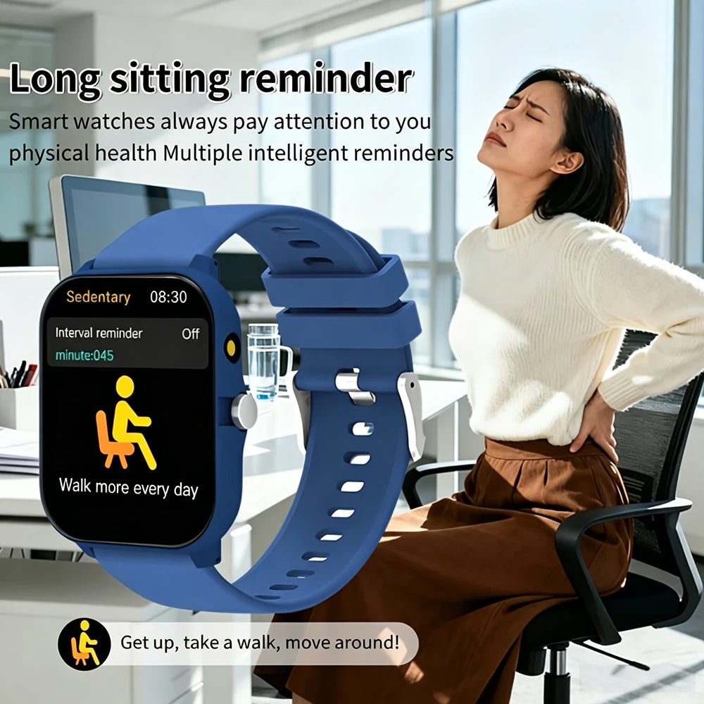 2026 New Smartwatch, 1.83-inch HD Full Touchscreen, Supports Calls/Message Notifications, Multiple Sports Modes, Music Playback