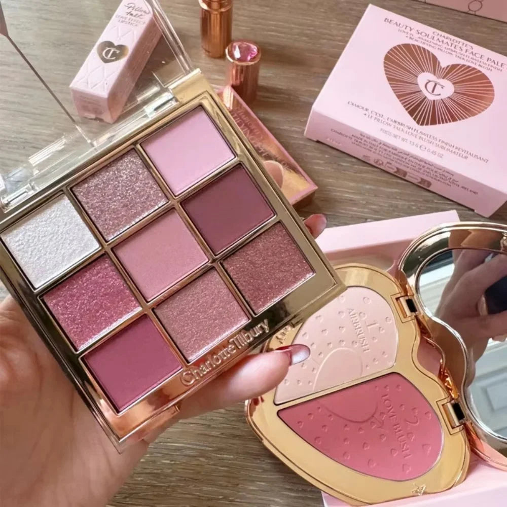 Charlotte Tilbury Eye Shadow 4-colors 6-colors 7-colors 9-colors Super Nudes Easy Eye Push Up Lashes Lasting Natural Cosmetics