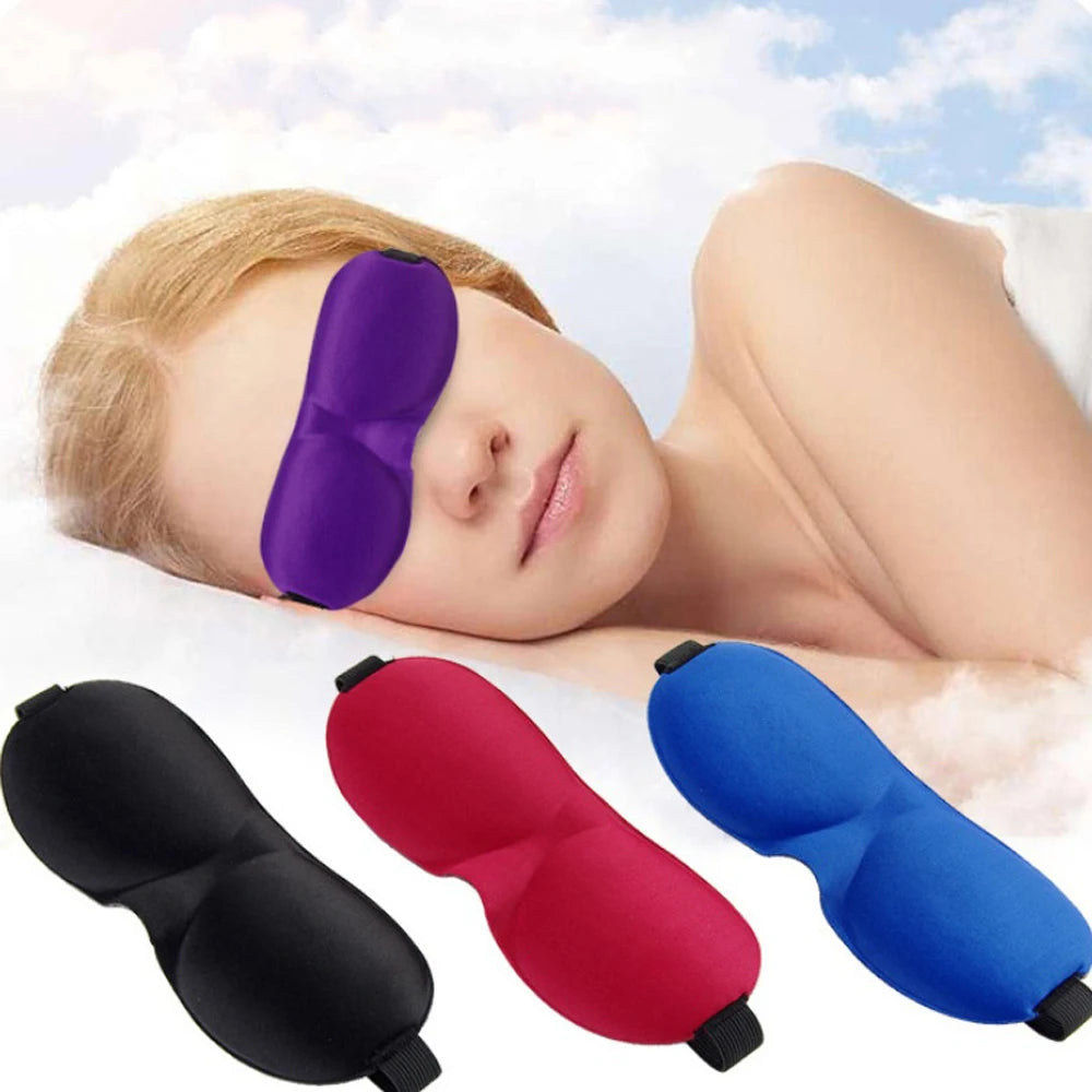 Sleep Mask Blockout Eye Mask For Side Sleeper Women'S Men Portable Blindfold Travel Sleeping Aid Eye Cover Slaapmasker