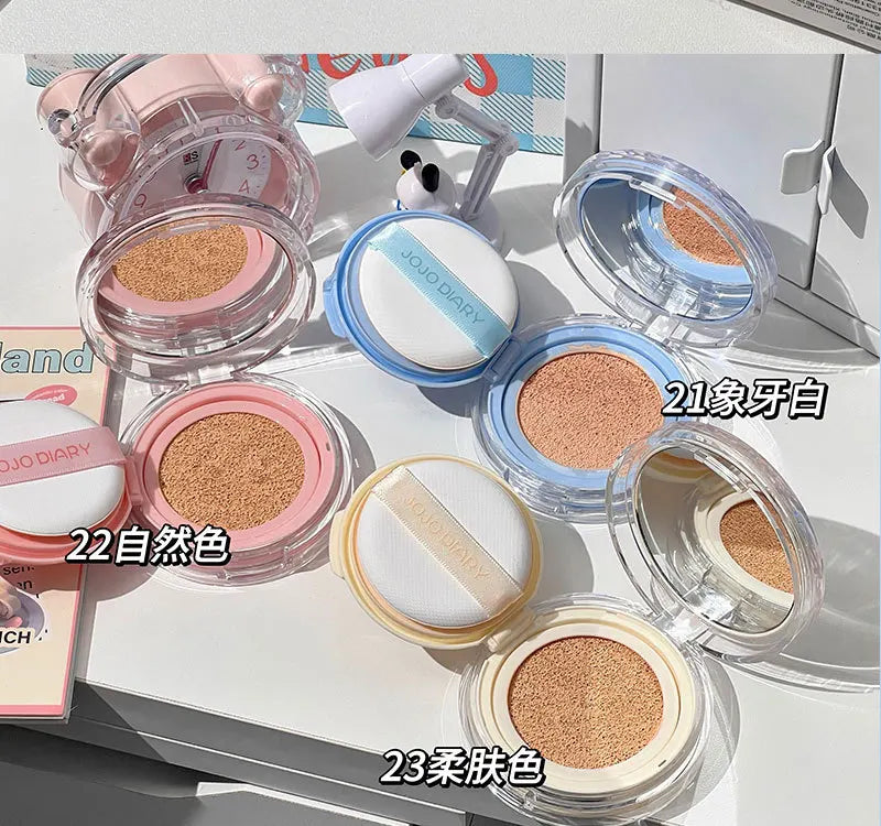 Korean Hydrating Air Cushion BB Cream Concealer Moisturizing Lasting Moisturizing No Stuck Waterproof and Sweat-proof Foundation