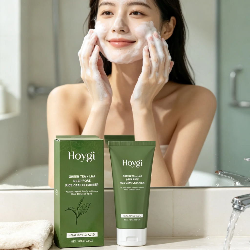 Hoygi Facial Cleanser Long Lasting Moisturizing Deep Cleansing Relieve Skin Irritation Refreshing Feeling Gentle Face Wash 120g