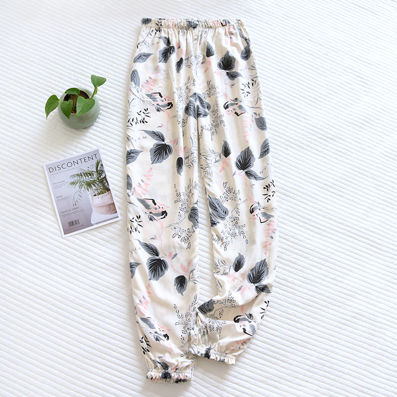 Cloud Cotton Story Women's Floral Pajama Pants - 100% Viscose Loose