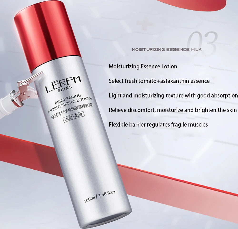 Astaxanthin Brightening Beauty Box Improve Dull Skincare Sets Facial Toner Moisturizing Essence Face Lotion Retinol Face Cream