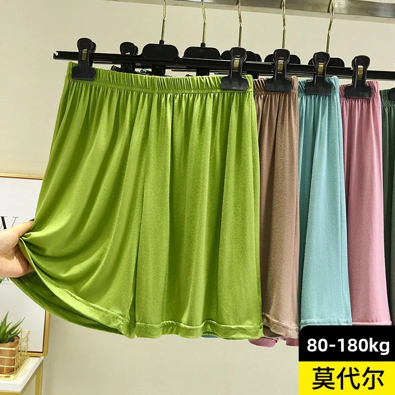 July Deer Women's High Waist Modal Wide Leg Casual Pants