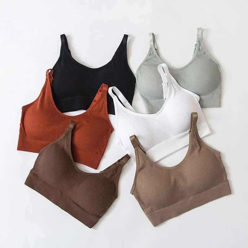 Sexy Underwear Women'S Gather No Steel Ring Lingerie Bra Tube Top Wrapped Chest Beauty Back Actival Cotton Thin Section Tube Top