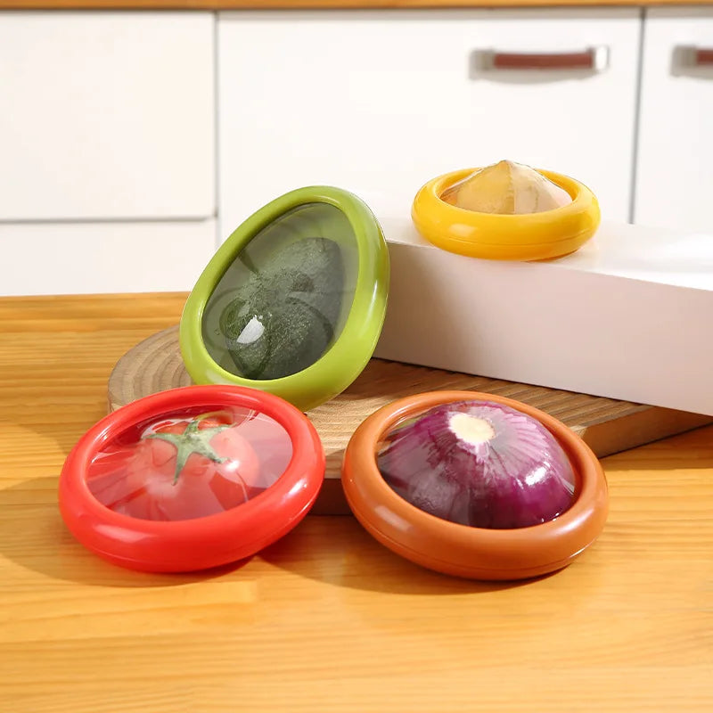 Kitchen Storage Box Fruit Vegetable Container Fresh Box Avocado Tomato Lemon Onion Fresh-Keeping Crisper Kitchen Gadgets