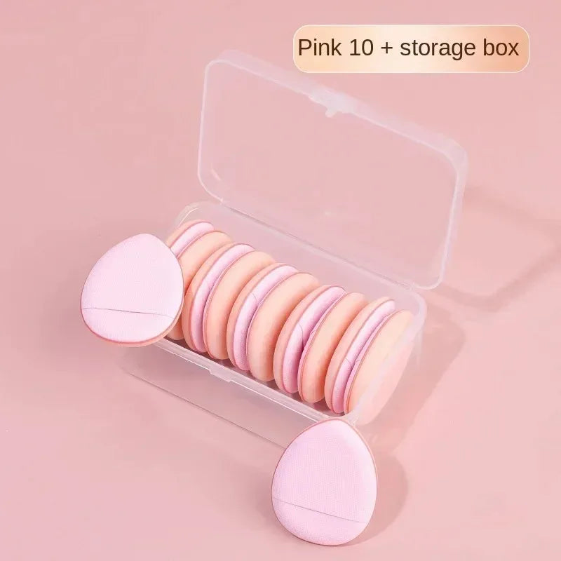 Mini Finger Puff Foundation Sponge Set 5Pcs For Flawless Face Makeup Air Cushion Concealer Tools For Beginners
