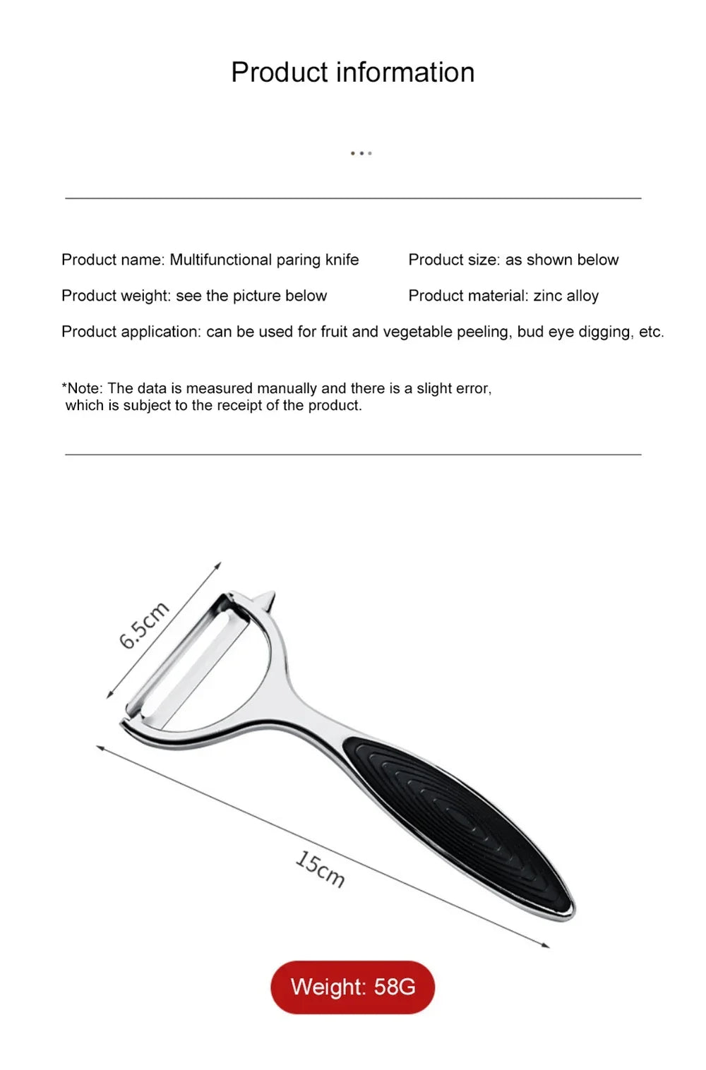 Pelador Rallador Accesorios de Cocina Artículos de Cocina y Hogar Herramientas Cortador de Verduras Frutas Zanahorias Multifunción Utensilios